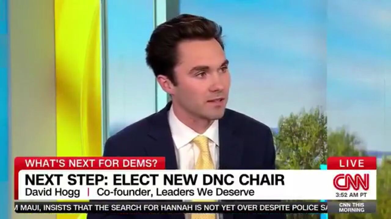 David Hogg's New DNC Leadership Quest Has MAGA Voters In Tears (Of Laughter)