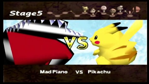 Smash Remix 9.5 Play As Mad Piano (N64) On Wii