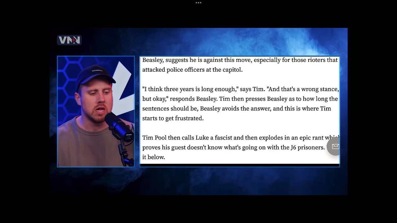 Tim Pool goes off on a liberal over J6 - Owen Shroyer Vigilant News link below