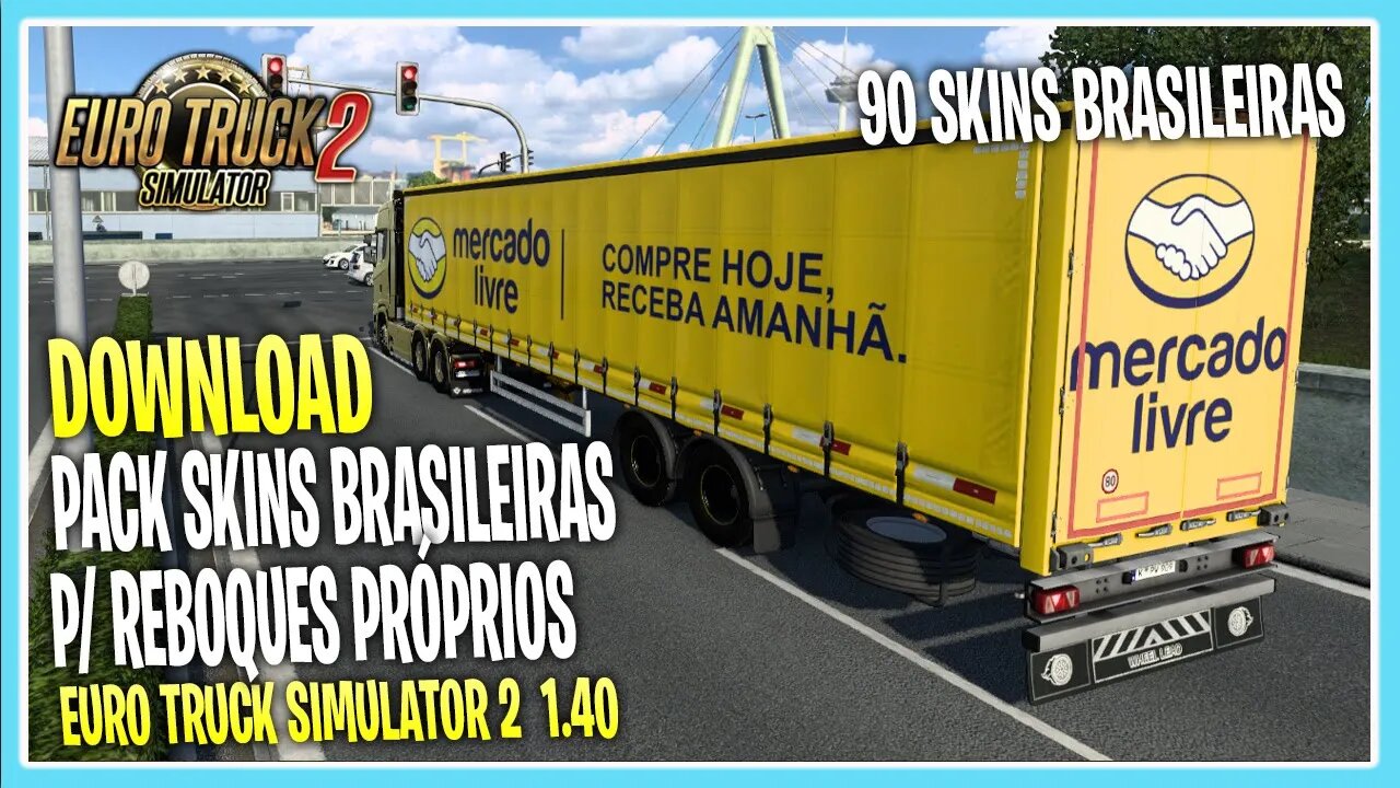 DOWNLOAD PACK DE SKINS BRASILEIRAS PARA REBOQUES EURO TRUCK SIMULATOR 2 1.40 / 1.39 / 1.38 / 1.37