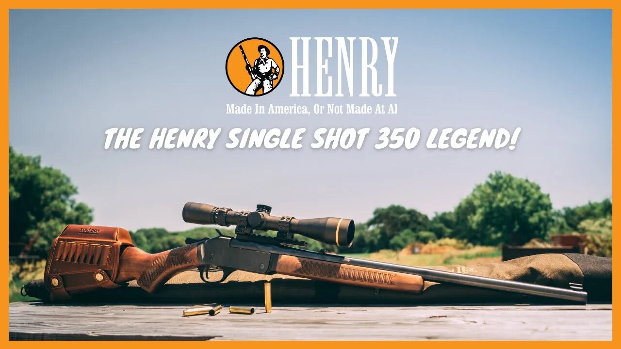 The Henry Single Shot 350 Legend! (SUB 1in 100 yard groups???) #HUNTWITHAHENRY #HENRYRIFLES