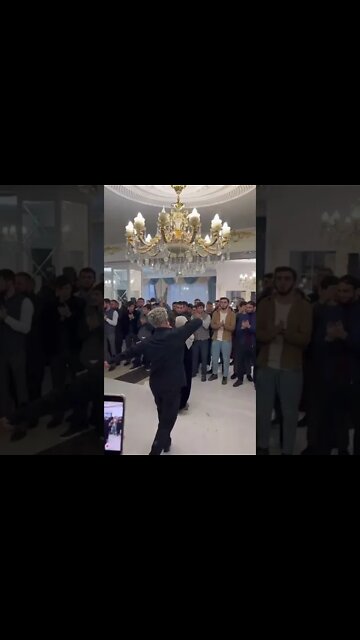 ЧЕЧЕНСКАЯ СВАДЬБА СТАРЫЙ ОЧЕНЬ КРАСИВАЯ ТАНЦУЕТ ЛЕЗГИНКУ 2022 #shorts