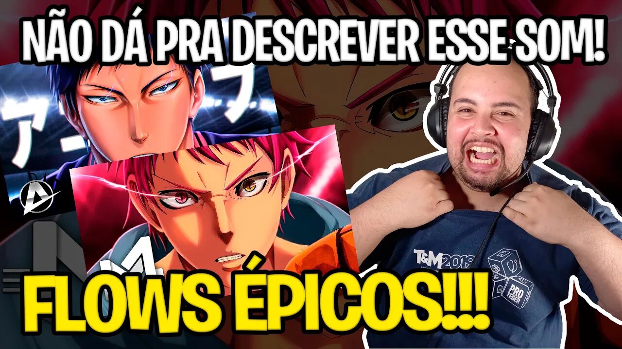 REACT 2 EM 1 ♪ RAP DO AOMINE e AKASHI | AniRap & M4rkim