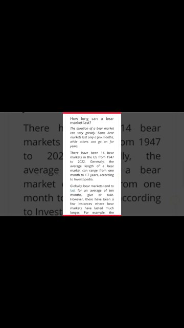 How Long Can A Bear Market Last? #cryptomash @everythinghindi @nehanagar @Open4Profit @AltcoinDaily
