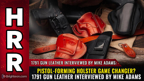 Pistol-forming holster game changer? 1791 Gun Leather...