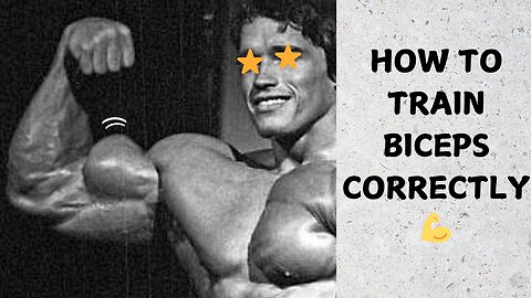 How to train biceps correctly