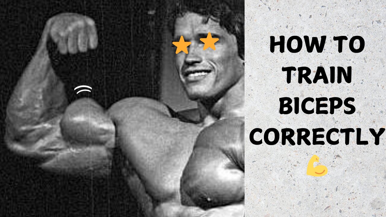 How to train biceps correctly