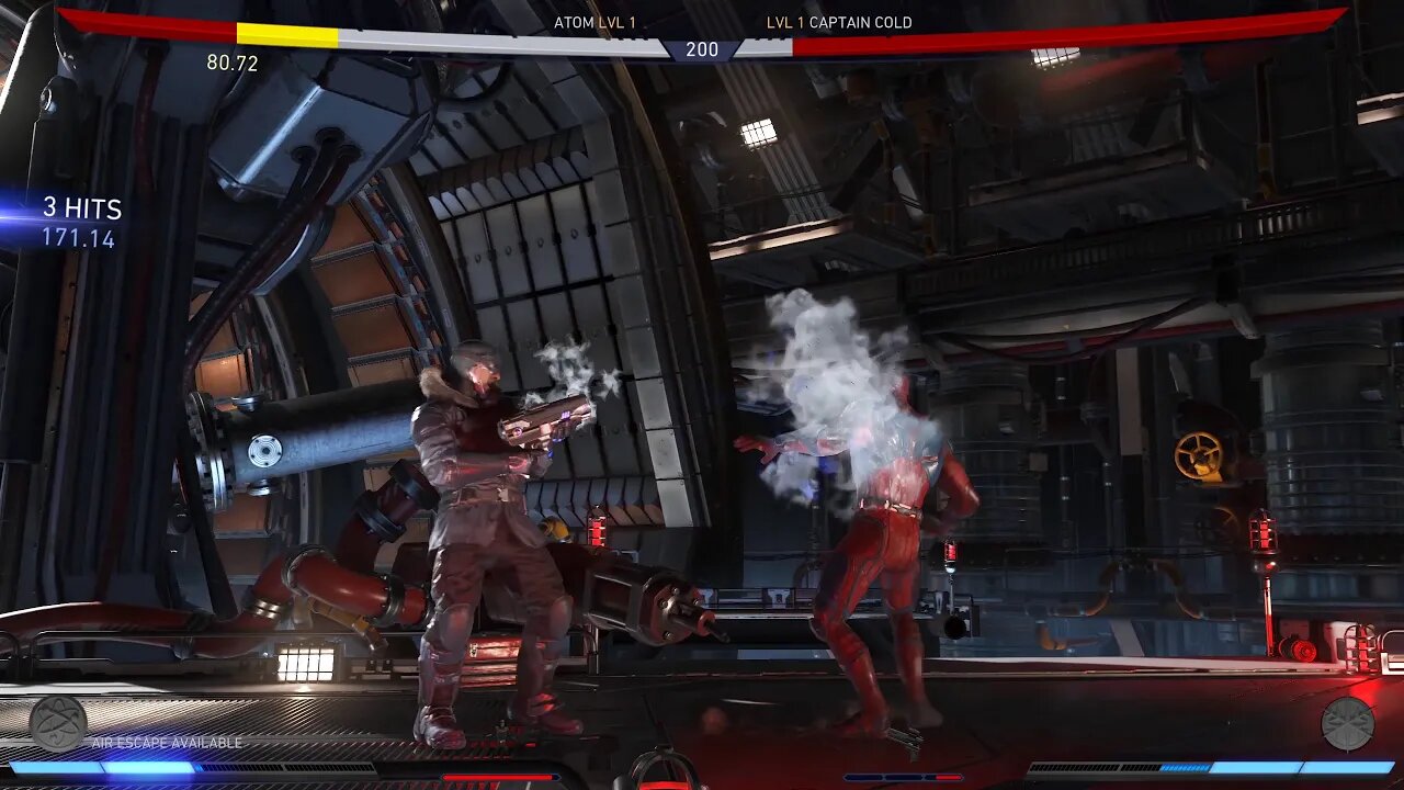 Injustice 2: Atom vs Captain Cold - 1440p No Commentary