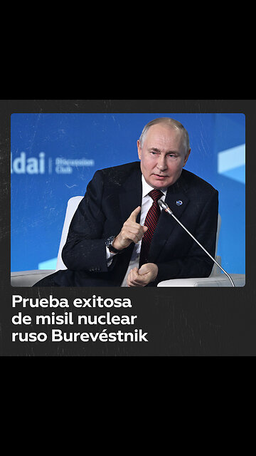Se completó con éxito la última prueba del misil de crucero de propulsión nuclear Burevéstnik
