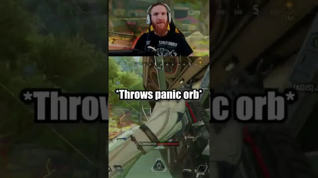 Apex Legends - The panic orb did not save him.