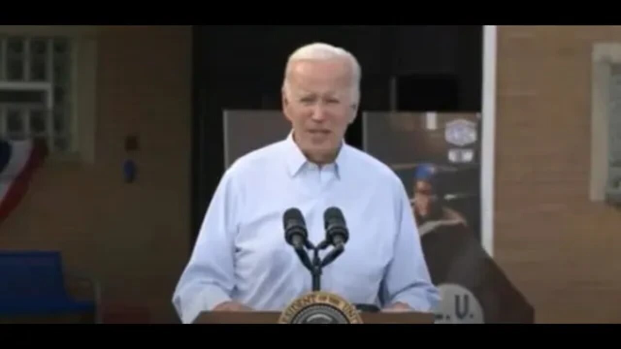 After Dividing The Country with talks of Maga being terrorist, Biden Says I Ran To Unite America