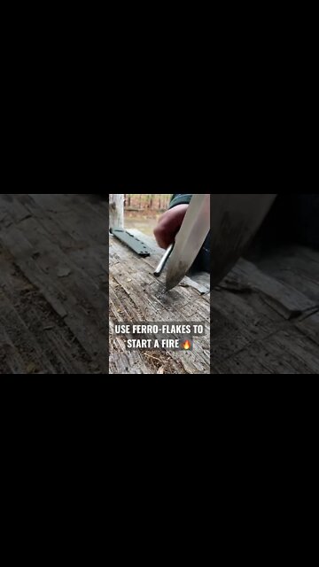 Amazing Way to Use Ferro-Rod! (With the SHEMANESE) #shorts #bushcraft #survival
