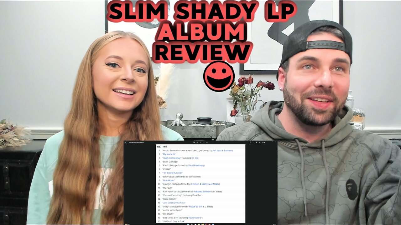 Eminem Slim Shady LP (SSLP) Album Review ! Tell us what you want to hear next ! Real & Unedited