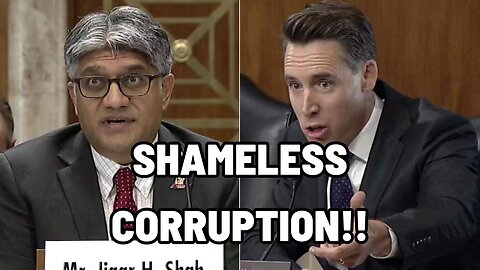 Sen. Hawley SHOCKED By Biden Official's Shameless Corruption: "Is This Dude For Real?"!