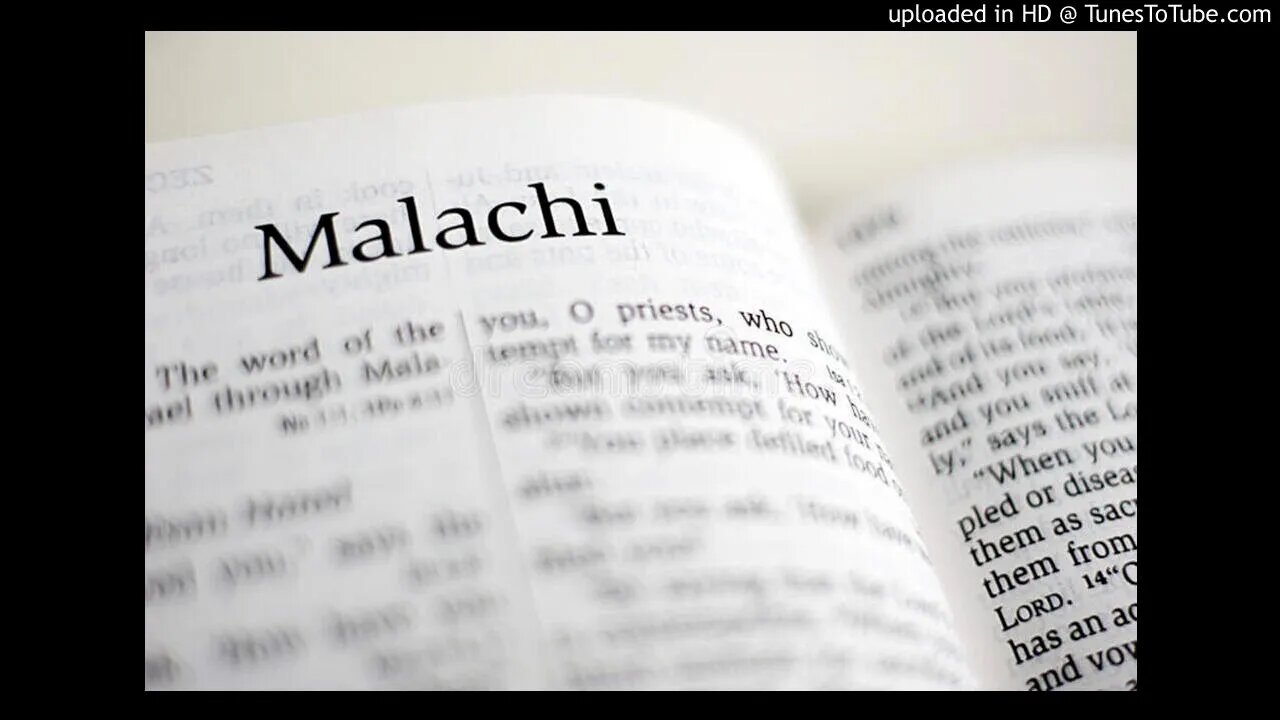 Book of Malachi - Last Bible Book Before New Testament