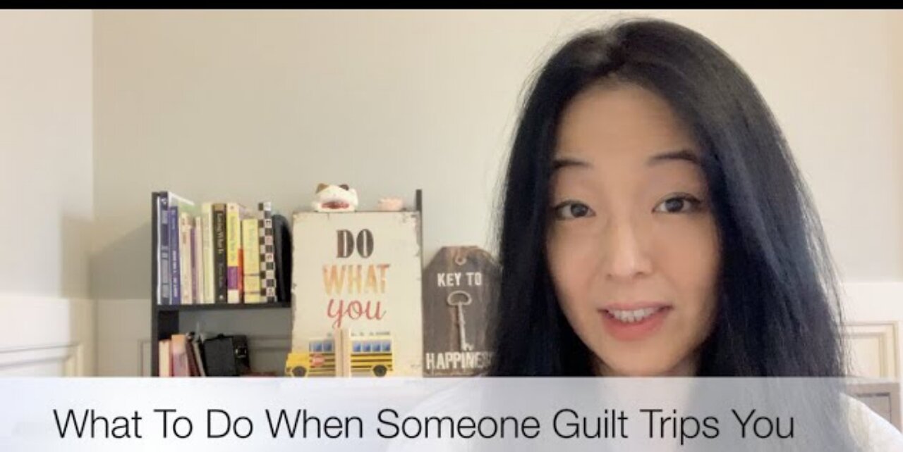 How to do when someone forced gilt trip