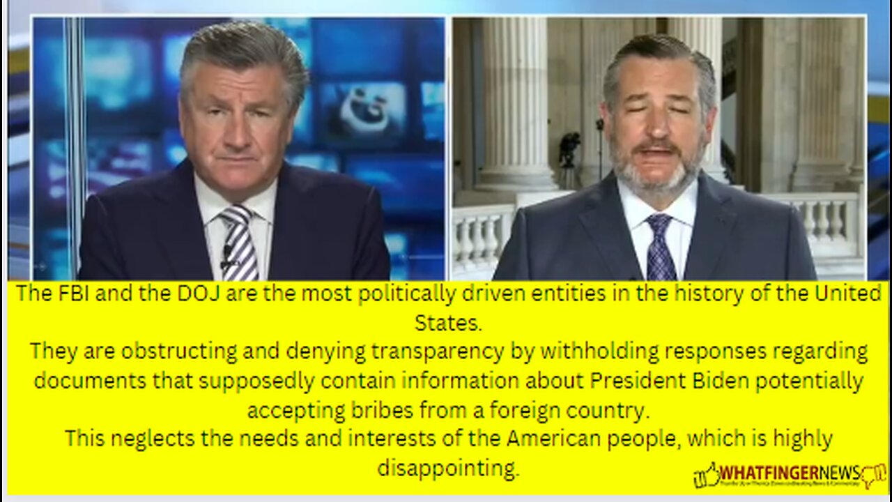 The FBI and the DOJ are the most politically driven entities in the history of the United States.