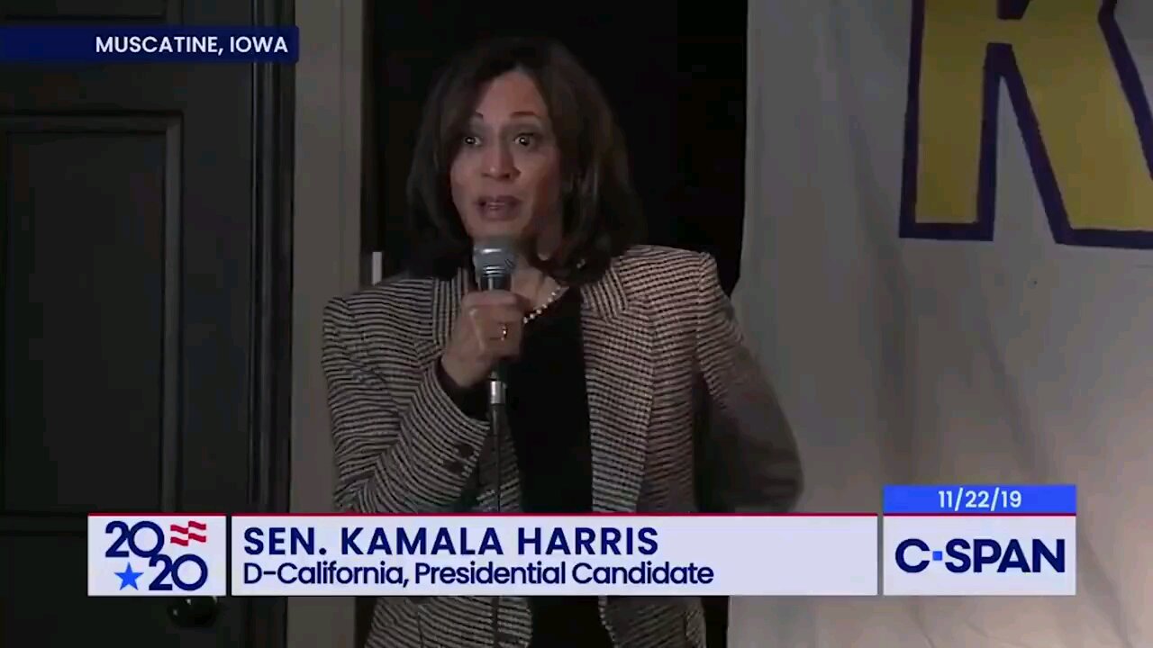 Kamala Harris 2019 threatens to seize private property “I will snatch their patent. We can do that."