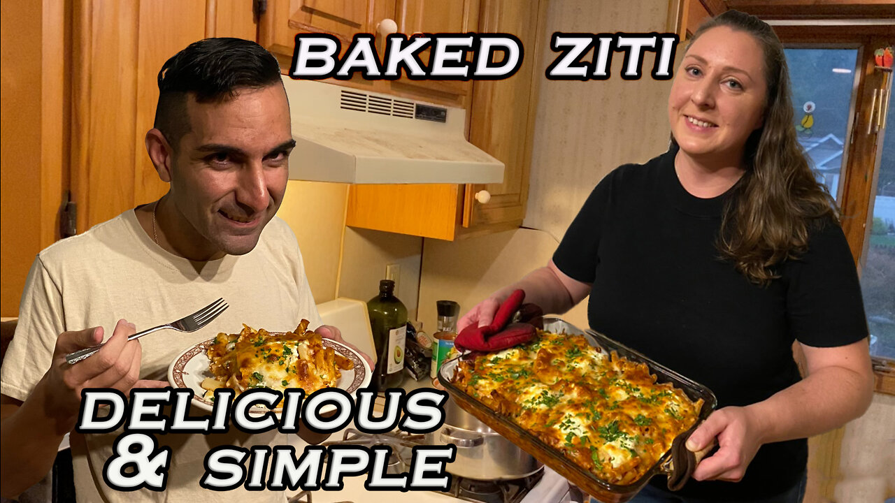 Delicious & SIMPLE Baked Ziti