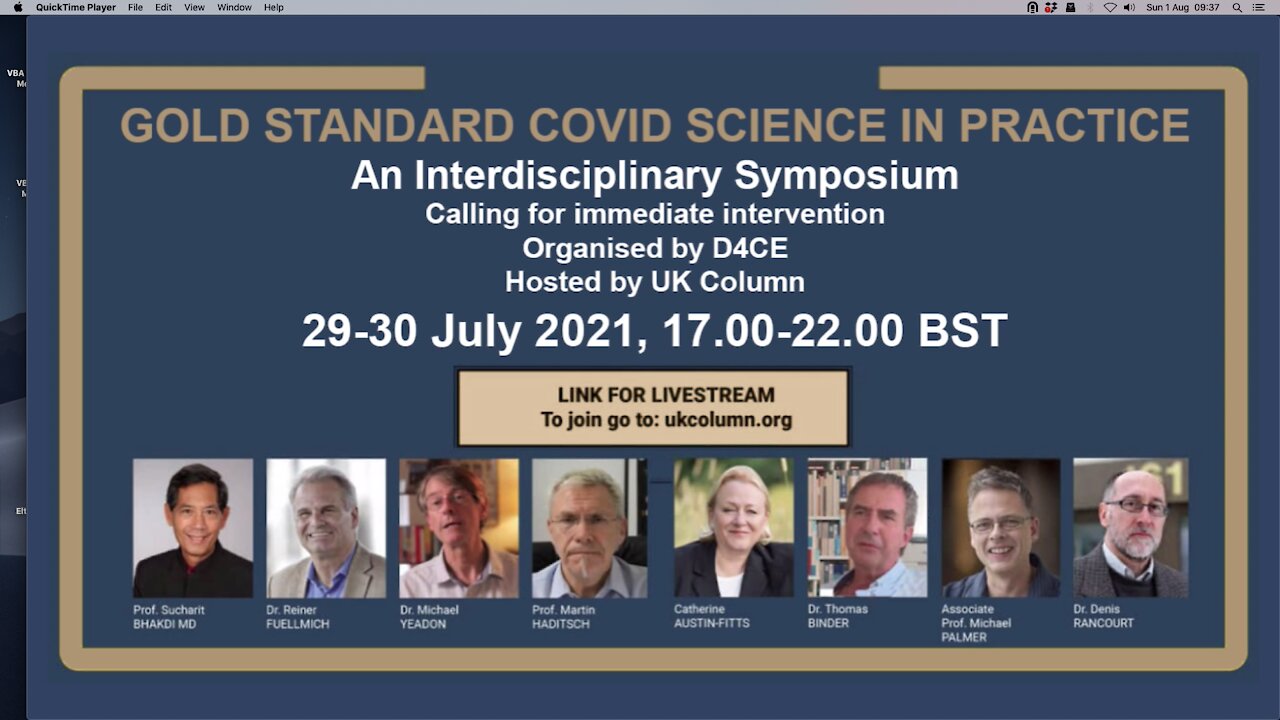 Full Day 2 of the Interdisciplinary Symposium. Gold Standard Covid Science in Practice