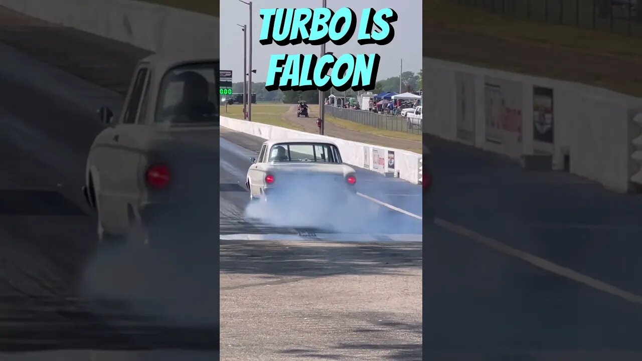 Turbo LS Powered Ford Falcon High RPM Burnout! #shorts