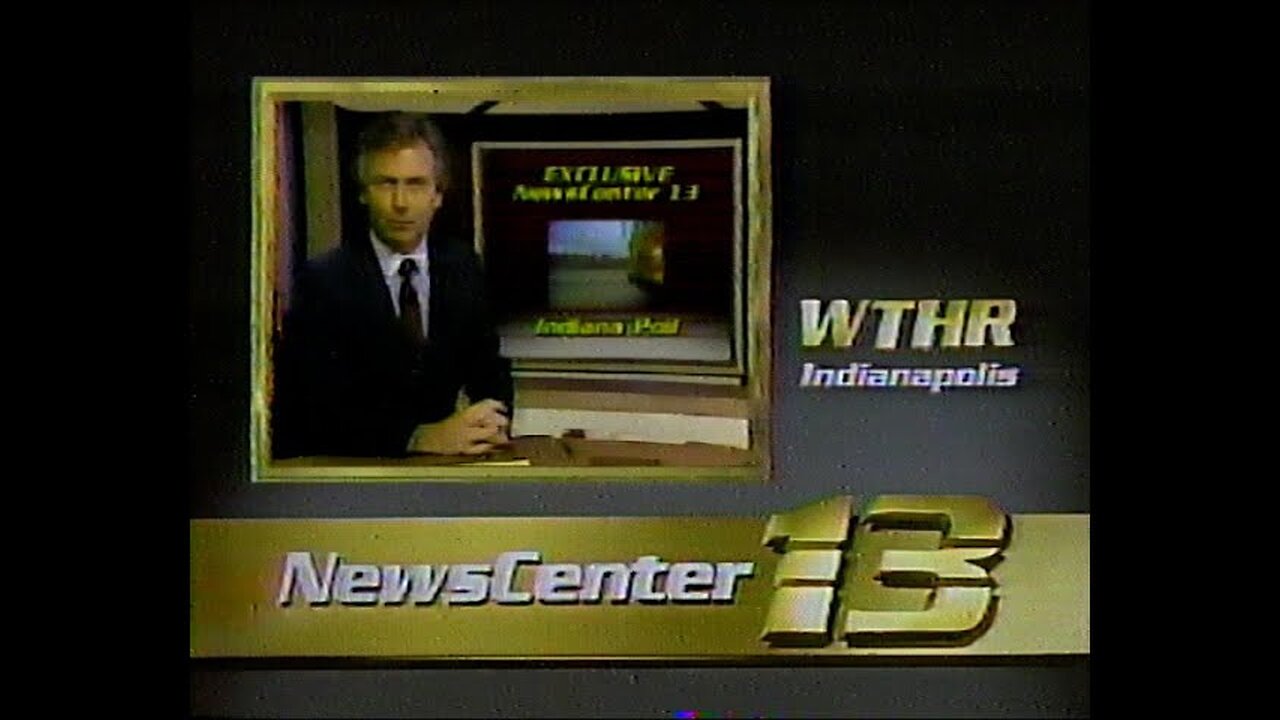 January 4, 1986 - Cameron Harper Indianapolis News Bumper & Open to WTHR Saturday Afternoon Movie