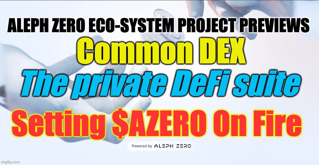 Common DEX Privacy DeFi Platform! Aleph Zero Eco-system Project Pre-views /Reviews $AZERO