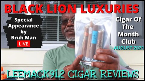 Black Lion Luxuries Cigar Of The Month Club | August 2021 Box Opening | #leemack912 (S07 E112)