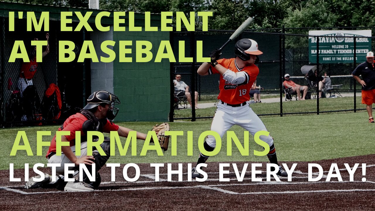 Powerful Baseball Positive Affirmations [Develop Winners Mindset] Listen Every Day!