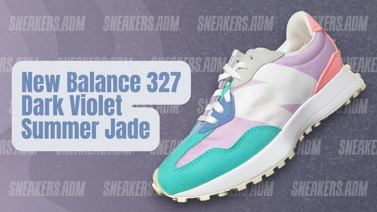 New Balance 327 Dark Violet Summer Jade (W) - WS327PA - @SneakersADM