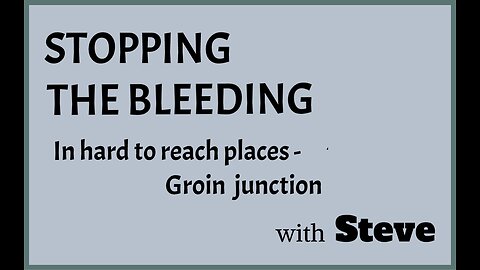 Stop the Bleeding in hard to reach places