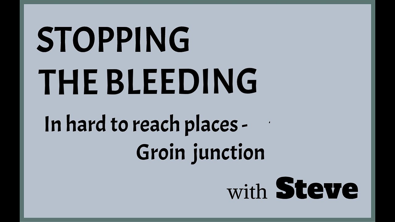 Stop the Bleeding in hard to reach places