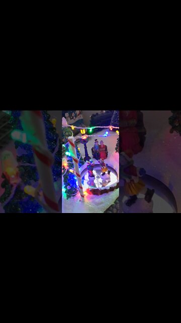 my father in laws Christmas setup!