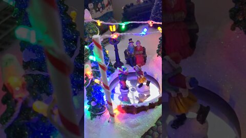 my father in laws Christmas setup!