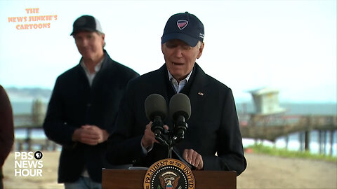 Biden snaps at a reporter for asking about the classified documents then reads his prepared answer.