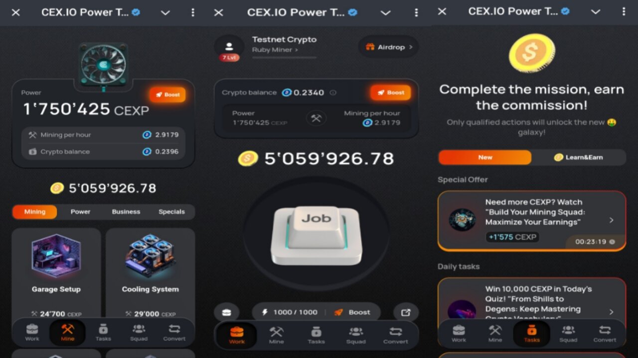 CEX.IO Power Tap Season 2 | Bot Airdrop & Listing | How To Boost Your Token Rewards Before Listing