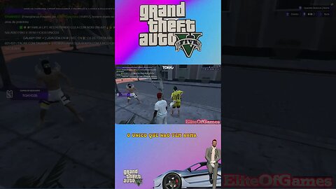GTA RP O UNICO QUE NAO TEM ARMA #shorts