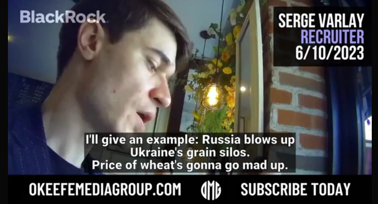 BlackRock Headhunter Political Bribery & Financial Rape of Ukraine. James O'Keefe