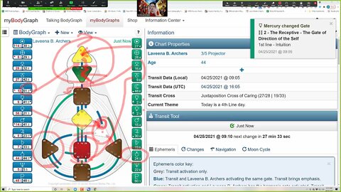 How to Begin to Read A Human Design Transit Report