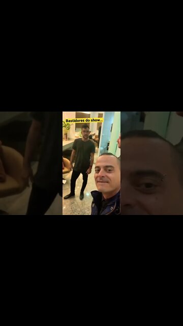 Bastidores do show 🎤