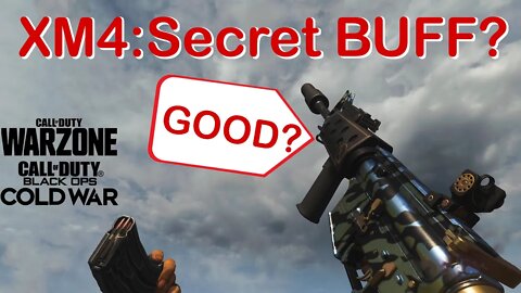XM4:Secret Buff? | Call of Duty: Cold War/Warzone #shorts