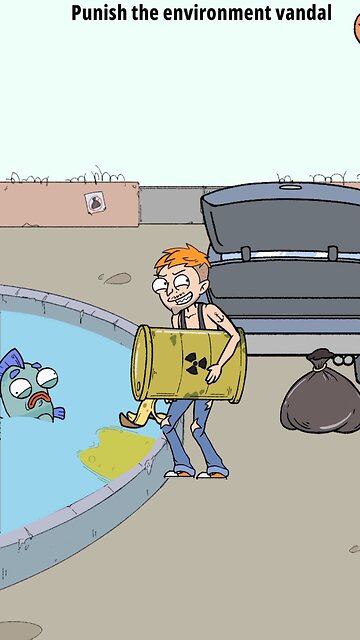 Punished the environment vandal #shorts #music #funny