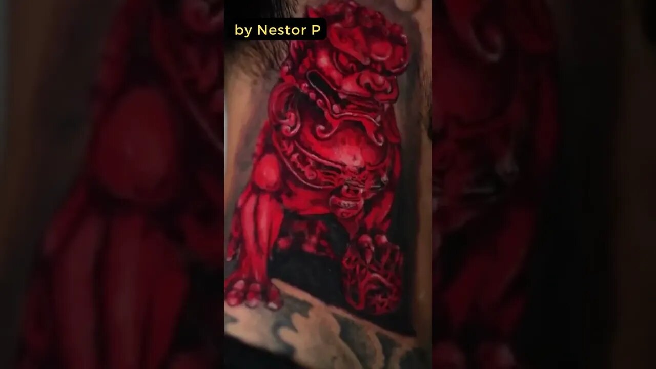 Stunning work by Nestor P #shorts #tattoos #inked #youtubeshorts