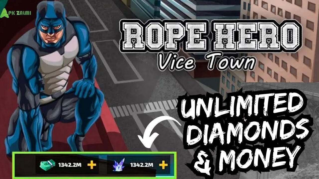 Rope Hero Vice Town MOD APK v6.5.3 (Unlimited Money)