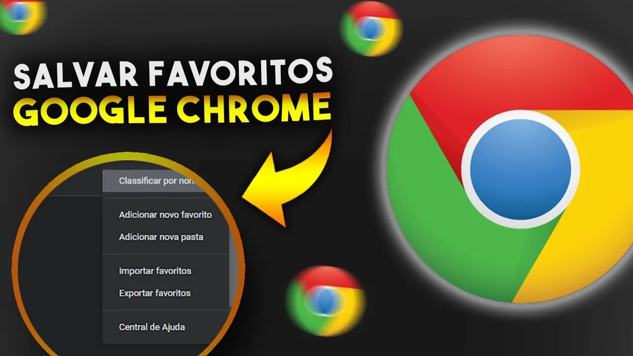 Como EXPORTAR FAVORITOS do NAVEGADOR GOOGLE CHROME