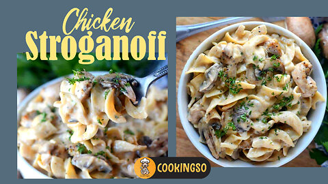 How to make chicken stroganoff