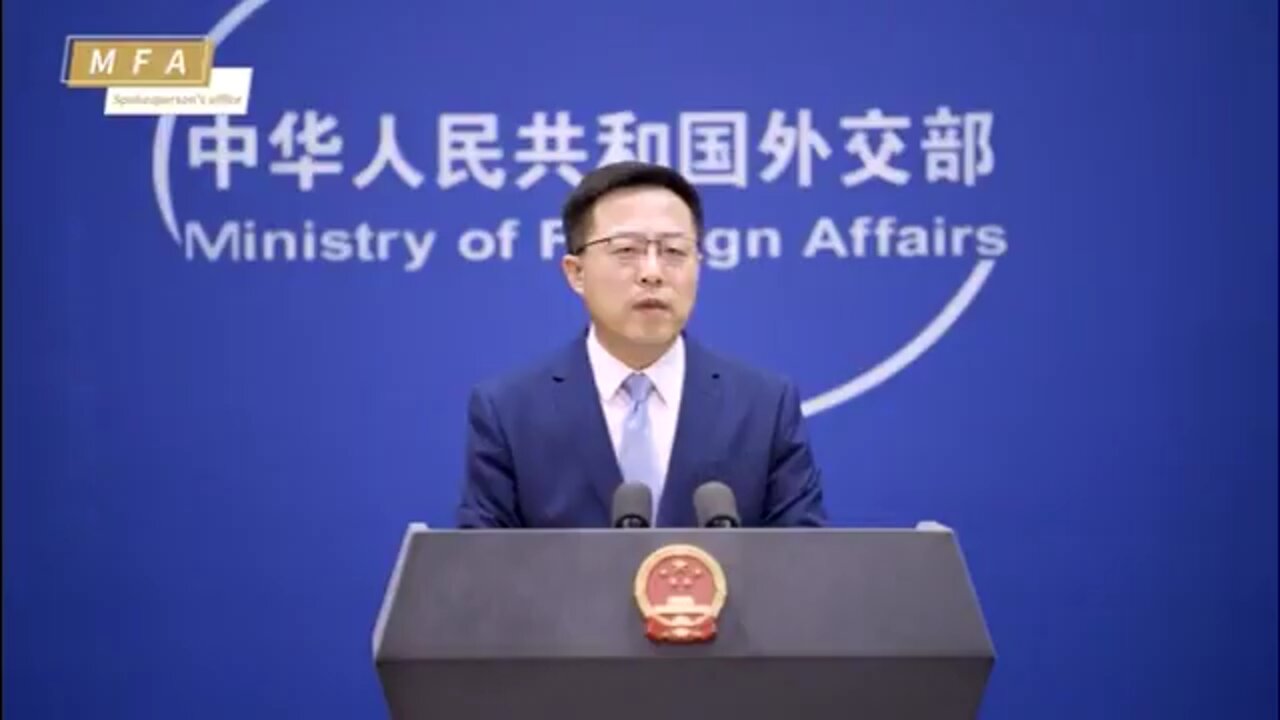 China Says US IS Top Arsonist In The Russia / Ukraine Conflict