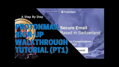 ProtonMail Step by Step Sign up