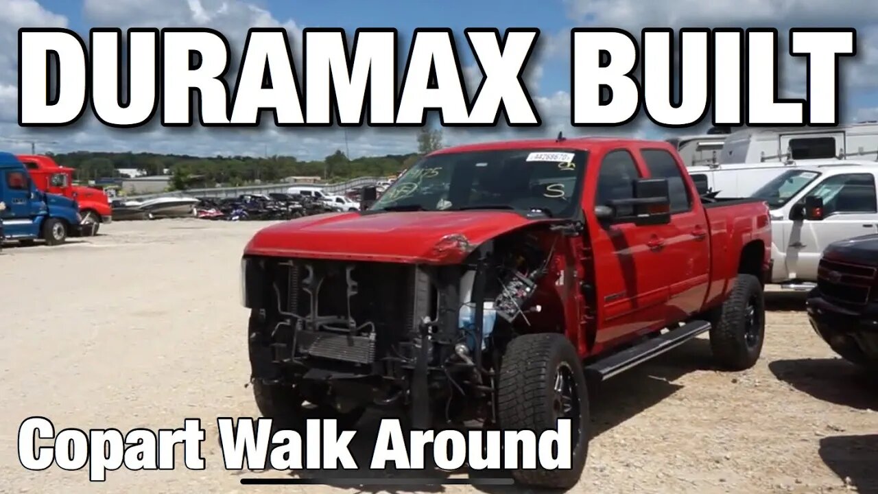 Copart Walk Around DURAMAX BUILT, SEMI TRUCKS, POLARIS, YAMAHA and More