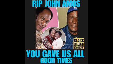 NIMH Ep #806 John Amos, who played the father on "Good Times," has died. He was 84 years old.